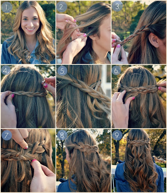 lifetime of rain hair tutorial