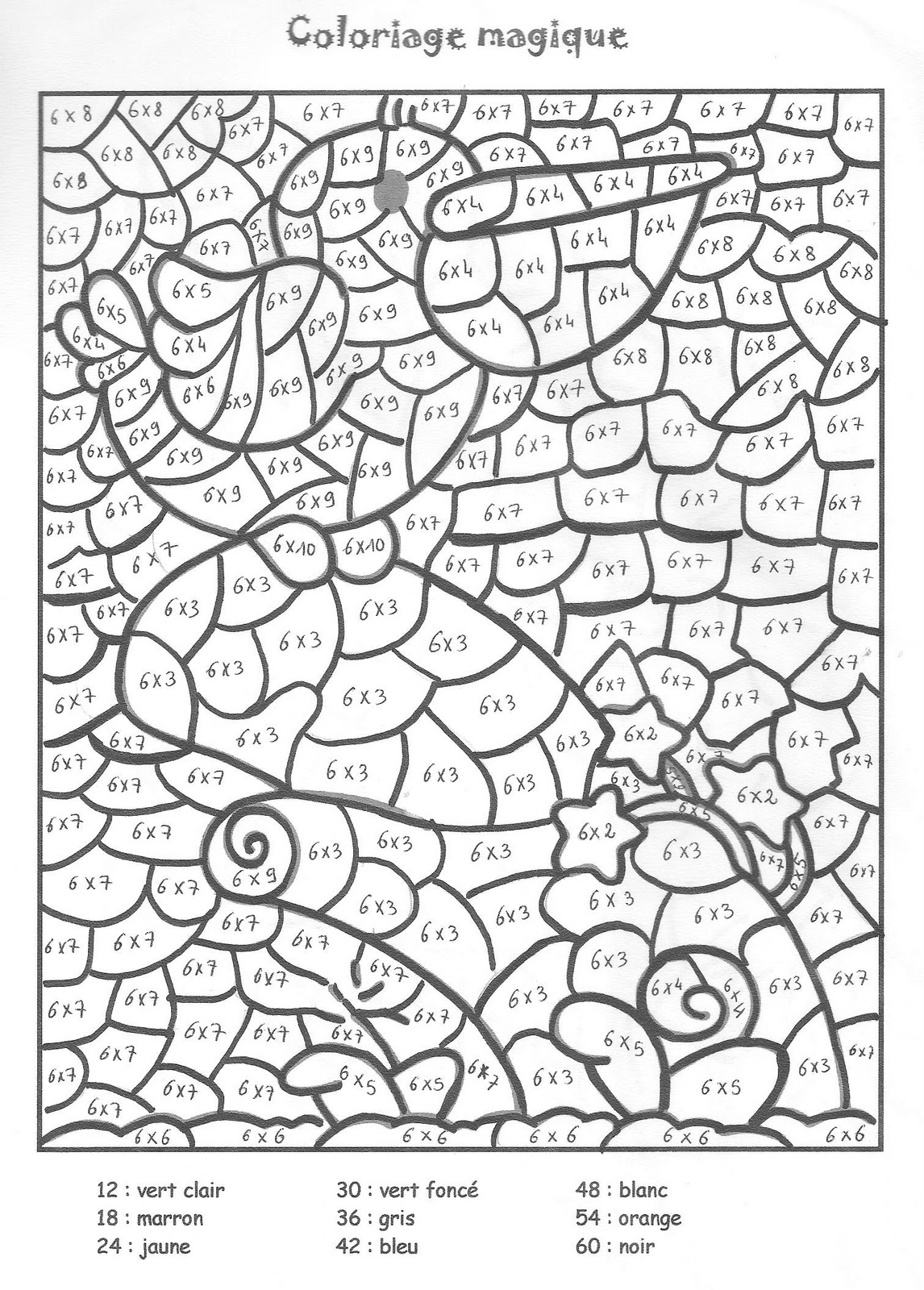 MAGIQUE ADDITION Coloriage Magique addition en coloriage magique addition