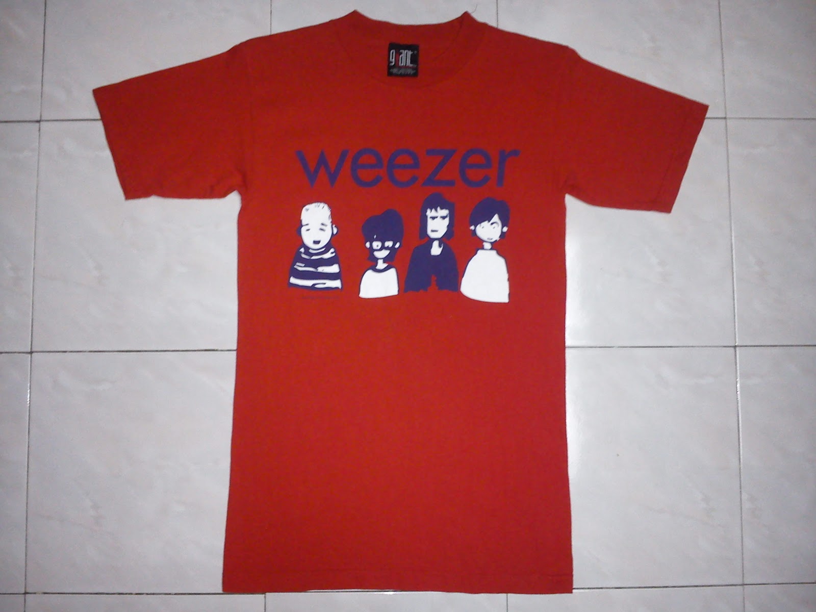 Jerau's Territory X Wishlists: (WL-1422) Weezer Band T-Shirt
