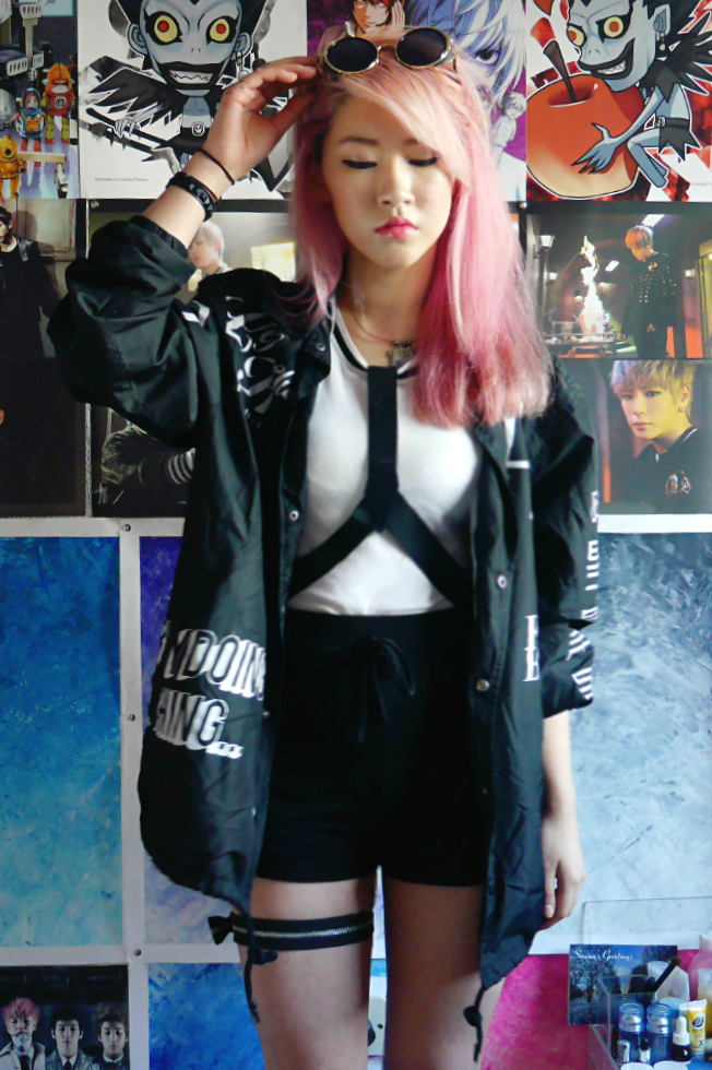 Don't Be A Cigarette | Cyberpunk Inspired Harness Outfit [ Michelle Cheung  - Beauty, Fashion & Food Birmingham Blog. ]