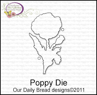 Our Daily Bread designs "Poppy Die"