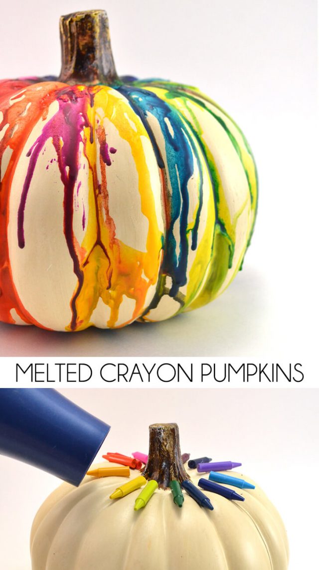 Boutique Sprinkles BLOG DIY Melted Crayon Pumpkins Boutique Sprinkles BLOG DIY Melted Crayon Pumpkins