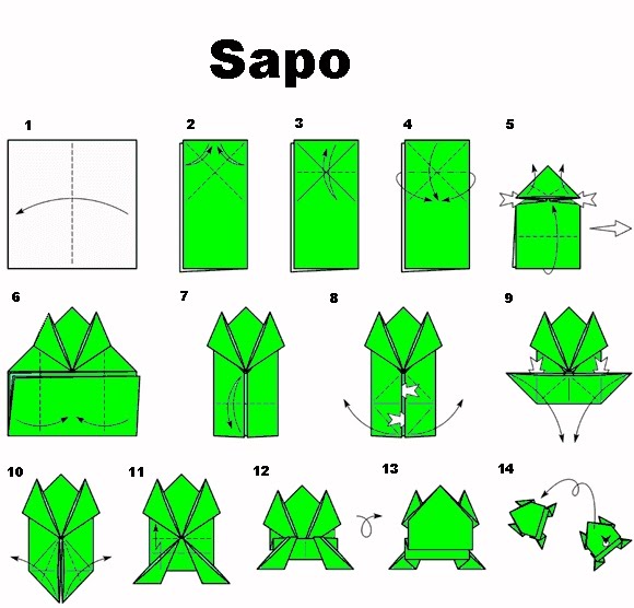Viva Vida Oriental Modo de Fazer Origami