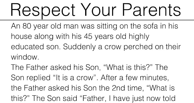 Respect Your Parents In Their Old Age — Heart Touching Story