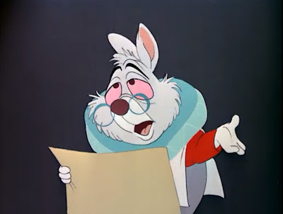 Alice Wonderland Disney animated review White Rabbit