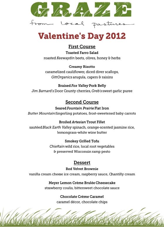 Prix Fixe Menu Template