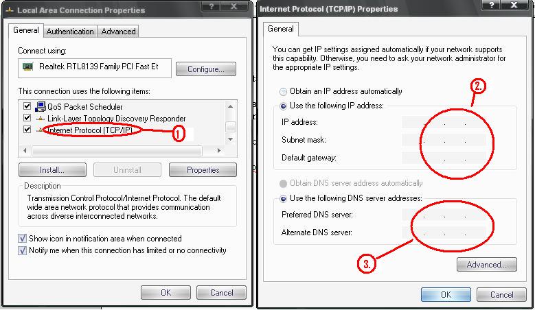 Cara Seting LAN di PC