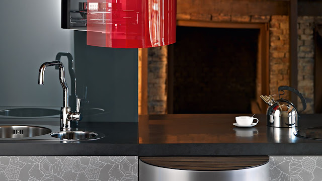 cocina laminada curva valcucine7 cocina