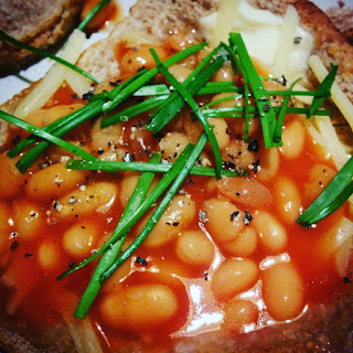 Beans on Toast, yummy and cheap!