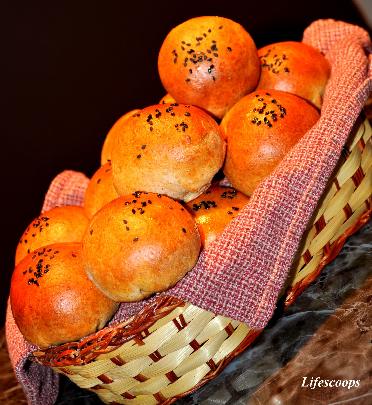 Life Scoops Mushroom and Potato Stuffed Whole Wheat Buns