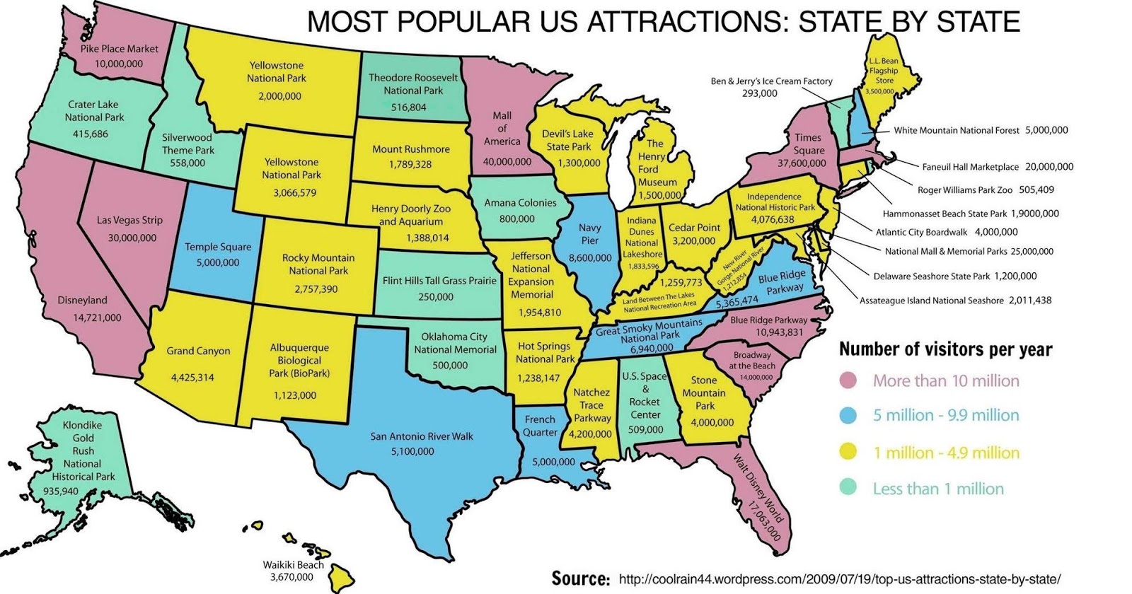 Us Attractions Map us-attractions-map
