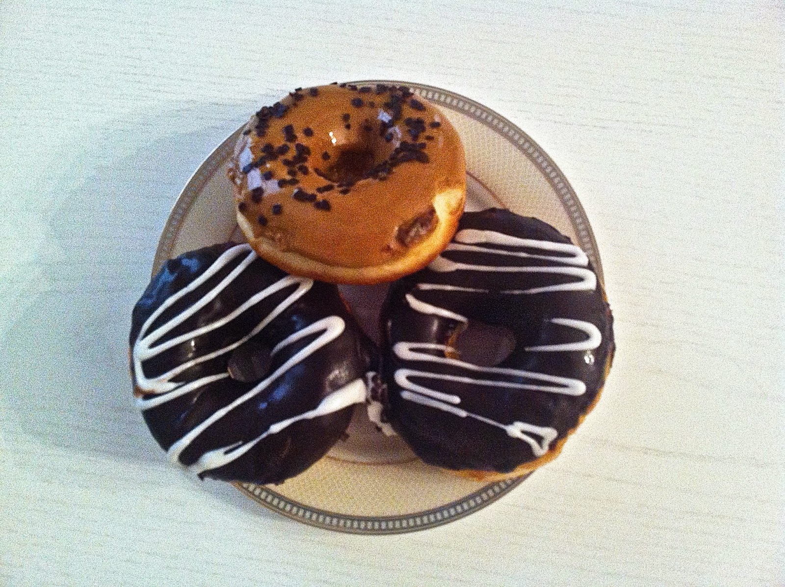 Chocolate and coffee donuts from Open Kitchen.