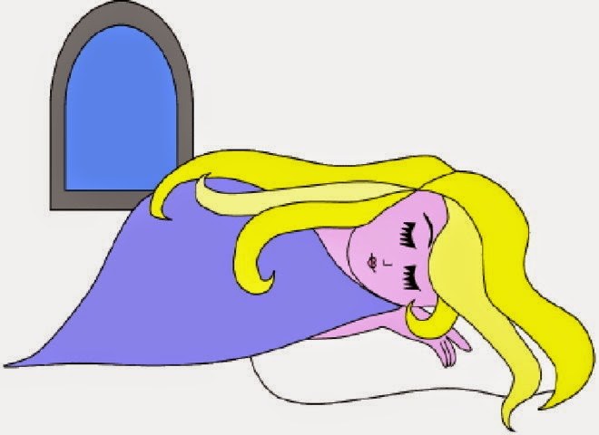  Gambar  Kartun  Wanita Tidur 