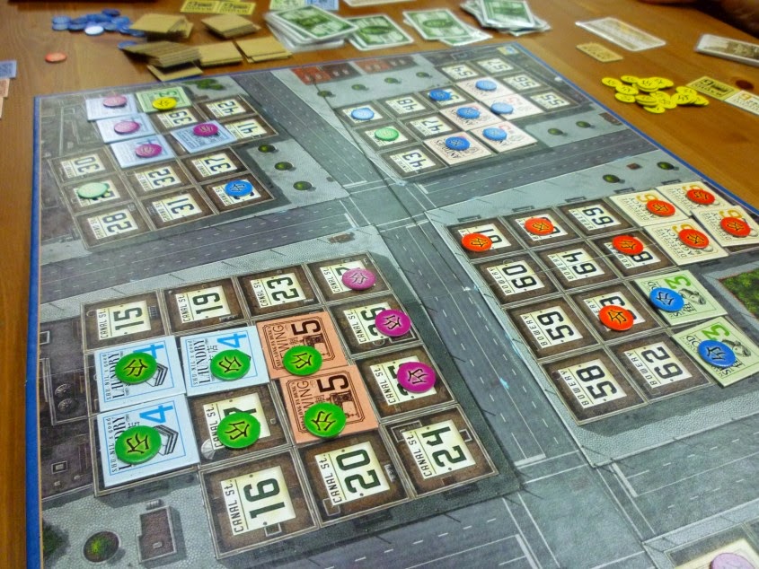 Hiew's Boardgame Blog in photos Glory To Rome, Blue Moon City, Chinatown