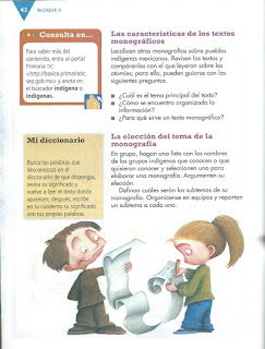 Apoyo Primaria Español 4to grado Bloque 2 lección 4 Elaborar un texto monográfico sobre pueblos originarios de México