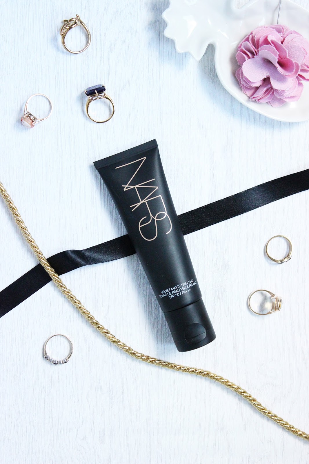 NARS Velvet Matte Skin Tint review and swatches on pale skin