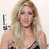 Hollywood Singer Long Hair Black Dress Ellie Goulding