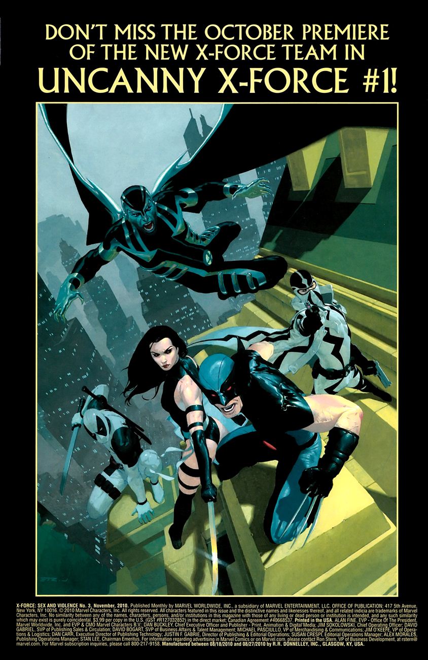 X-Force Sex and Violence chap 3 trang 26
