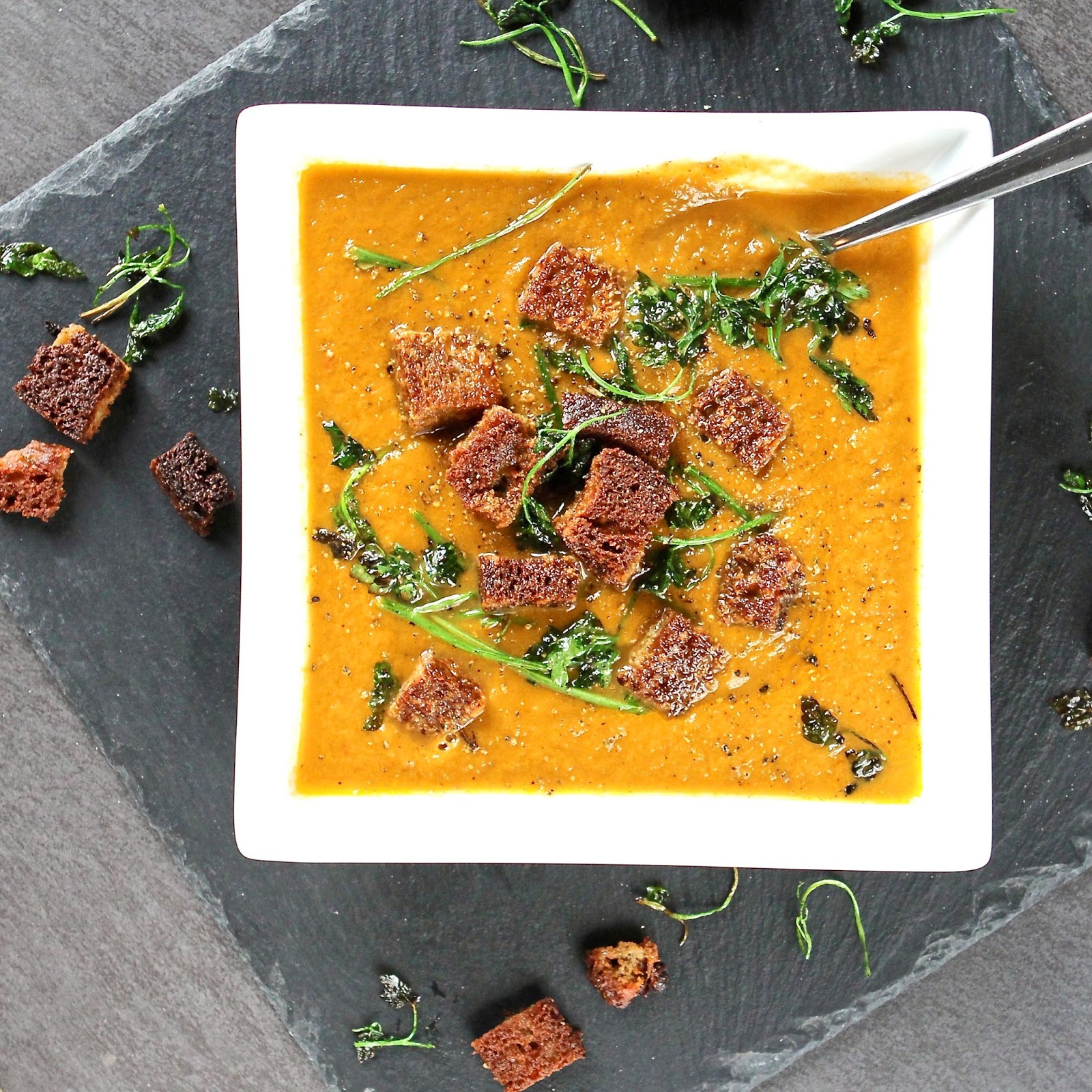 Gluten Free Alchemist Roasted Vegetable Soup with gluten free