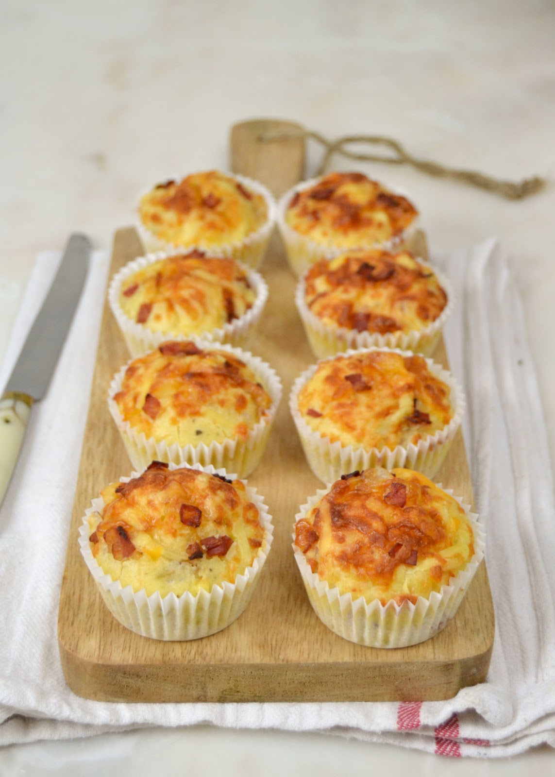 Muffins de bacon y queso Cuuking! Recetas de cocina