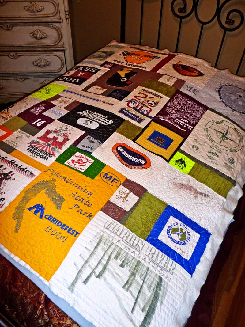 DoItMyself Crafts TShirt Quilt Tutorial Step 8