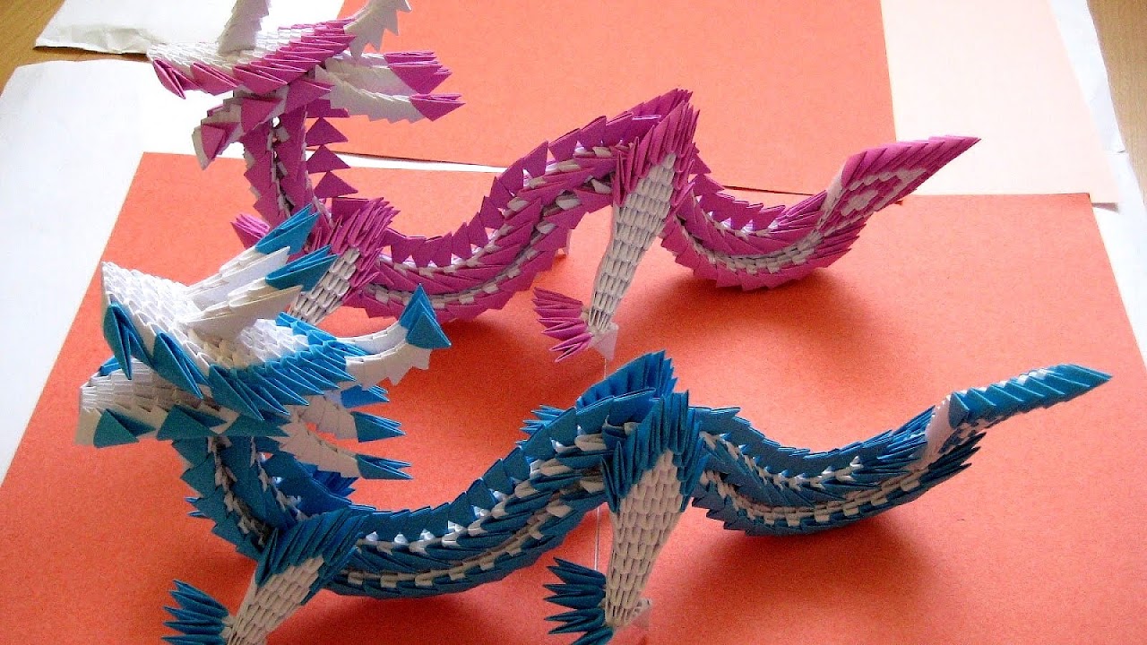 How To Make A Origami Chinese Dragon - Origami Choices