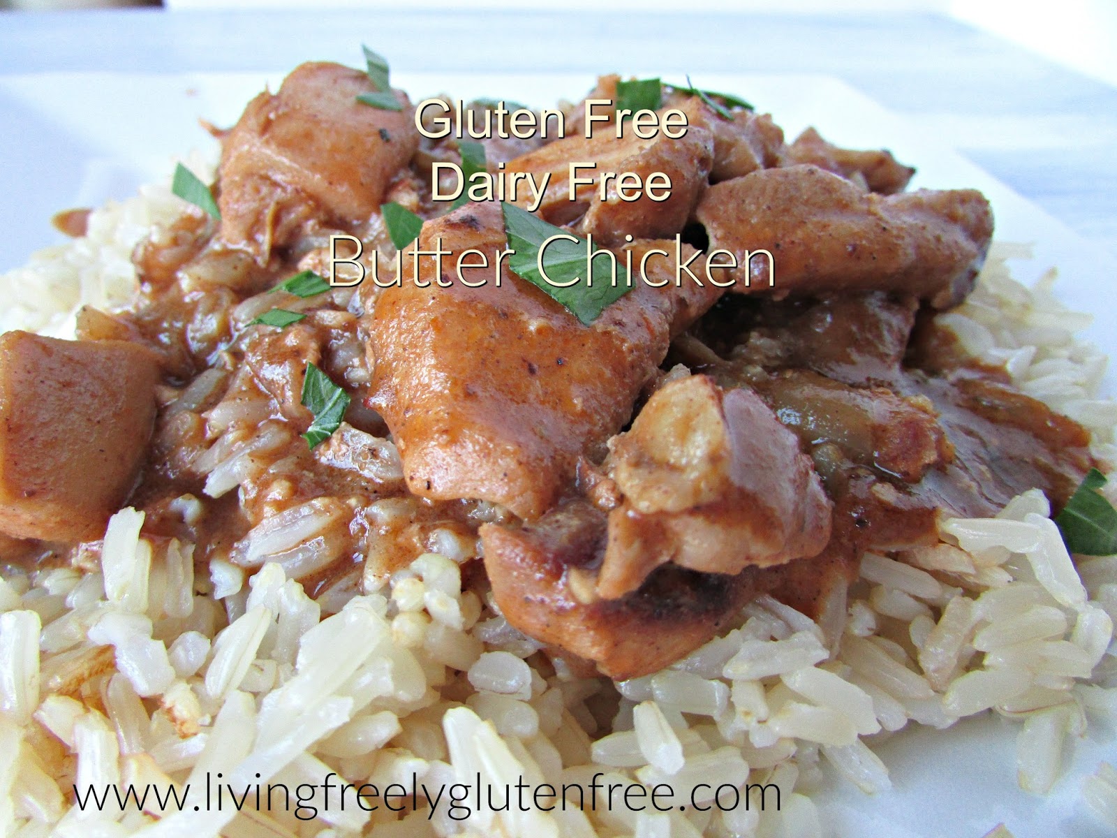 Butter Chicken (Gluten Free and Dairy Free) Living Freely Gluten Free