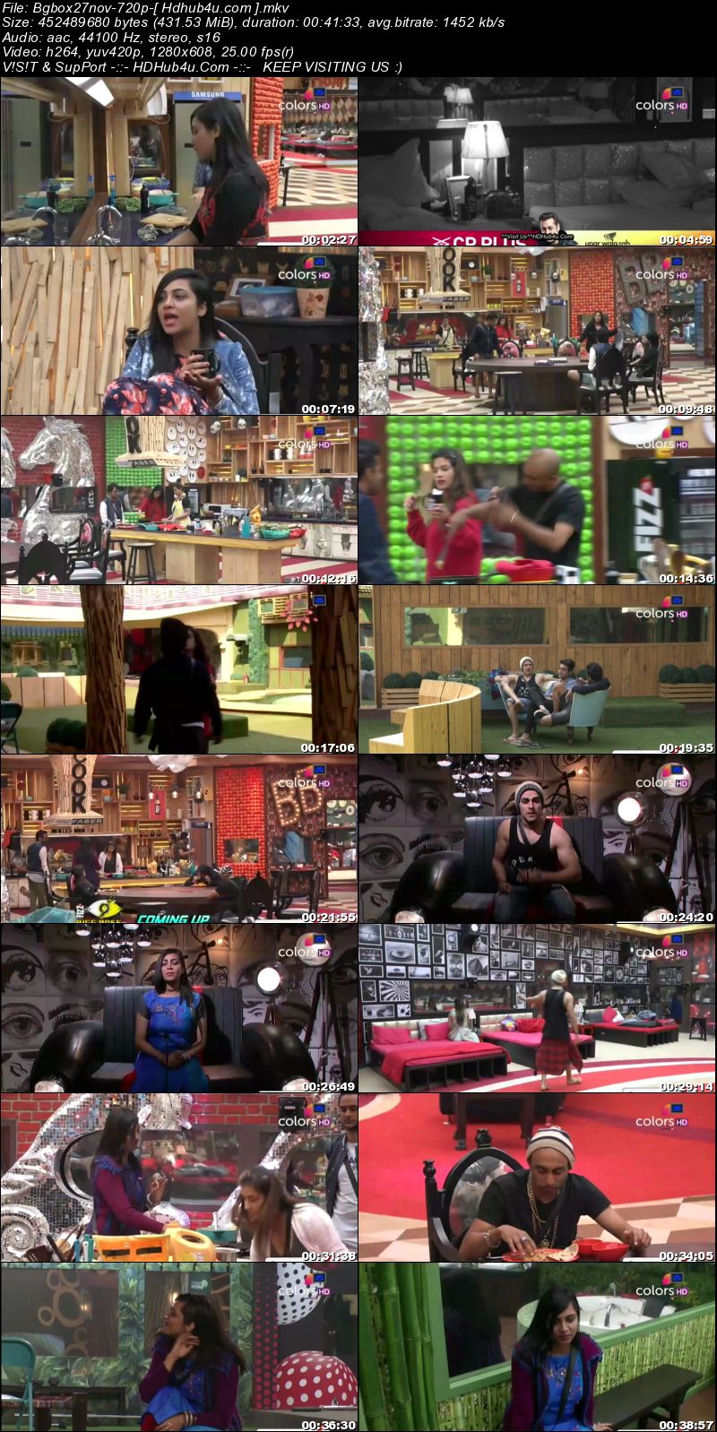 Bigg Boss S11E58 27th November 2017 HDTV 720p 400MB Download Bigg Boss S11E58 27th November 2017 HDTV 720p 400MB Download