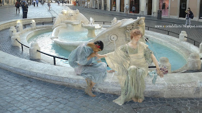 Ask me no more ( Nun me chiede gnente)- Alma Tadema fotomontaggi di dipinti classici - Alma Tadema