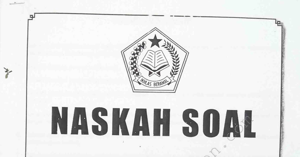 Contoh Soal Keislaman Um Ptkin / Soal UM PTKIN 2019