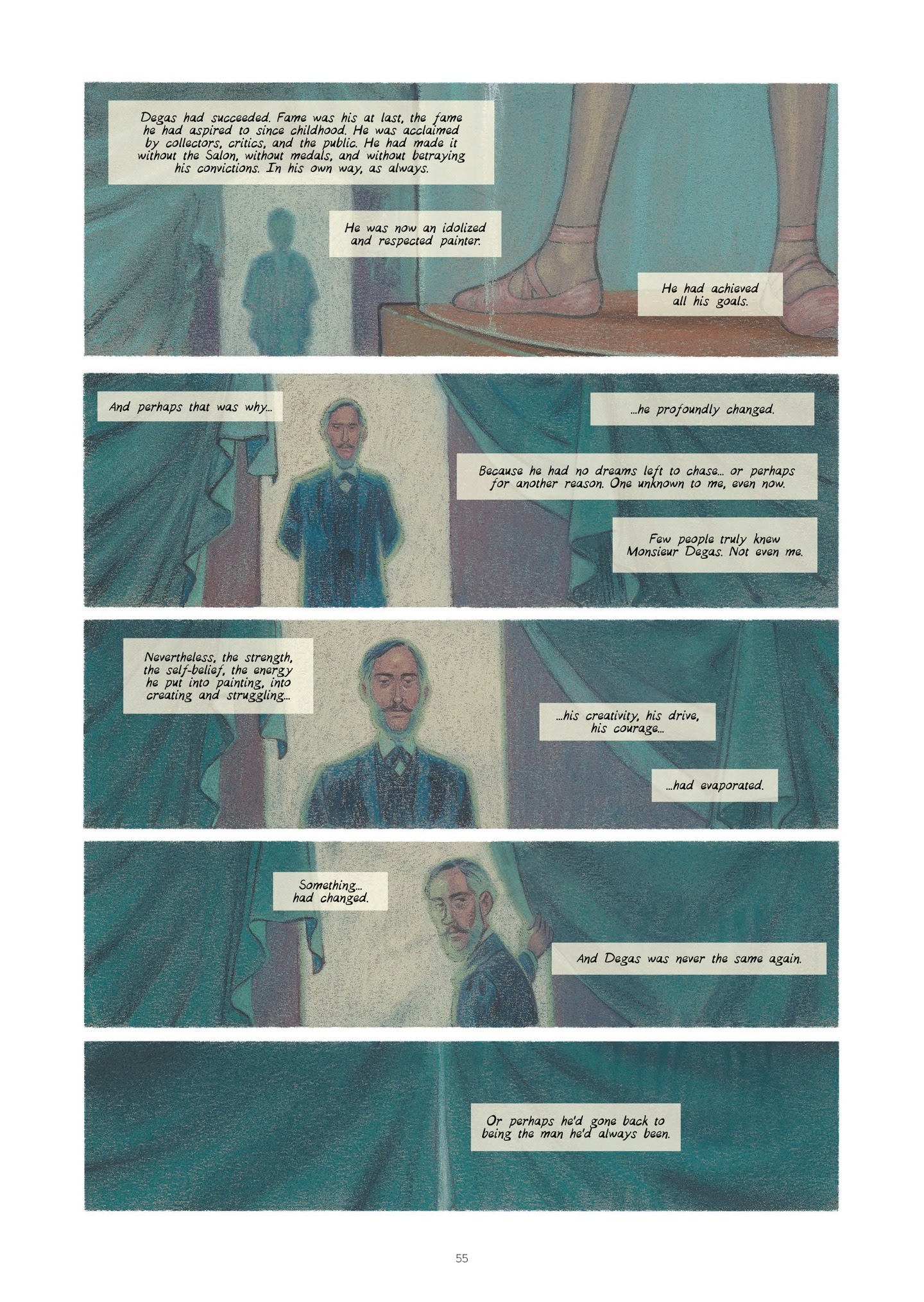 Read online Degas and Cassatt: The Dance of Solitude comic -  Issue # TPB - 54