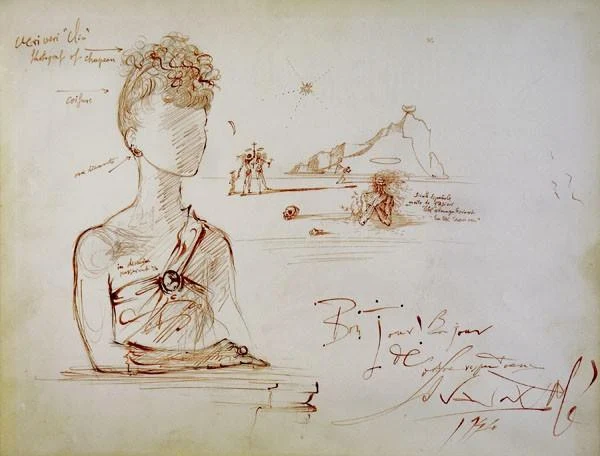 Salvador Dalì -Drawing