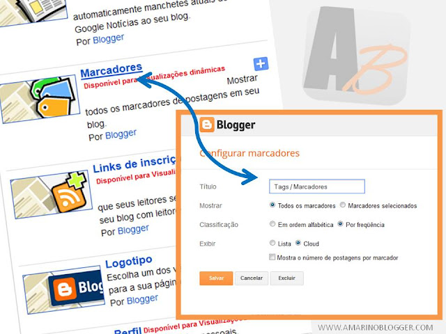 Marcadores no Blogger e o uso excessivo Marcadores no Blogger