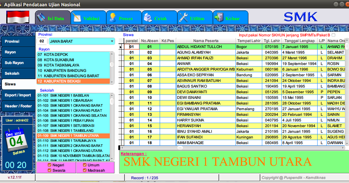 Contoh Biodata Di Microsoft Excel - Rasmi Ru