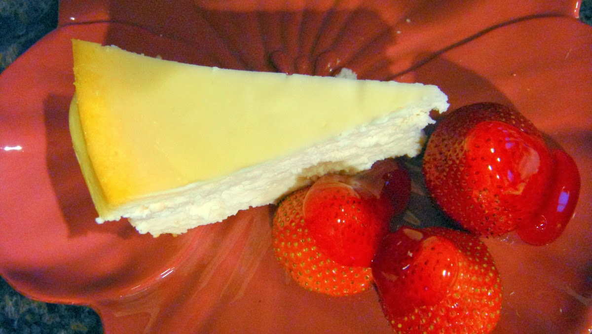 Purple Hues and Me No Crust Cheesecake