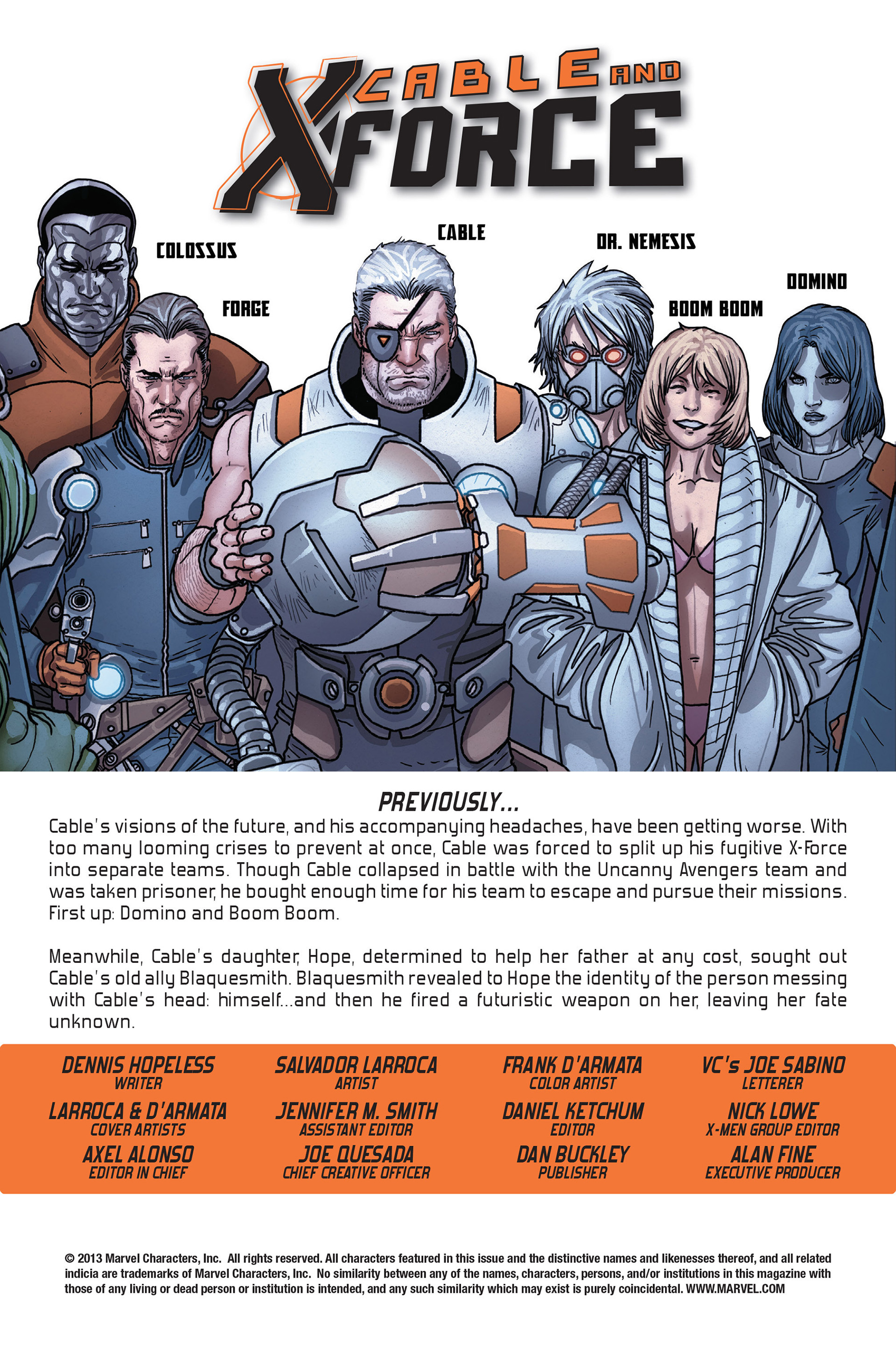 Read online Cable And X-Force comic -  Issue #11 - 2