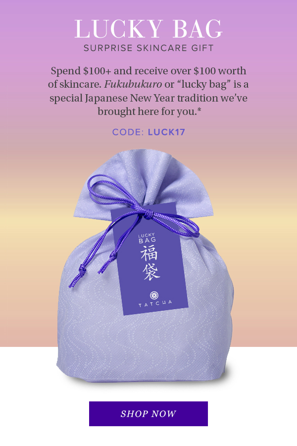 lola's secret beauty blog TATCHA Lucky Bag Surprise Skincare Gift with