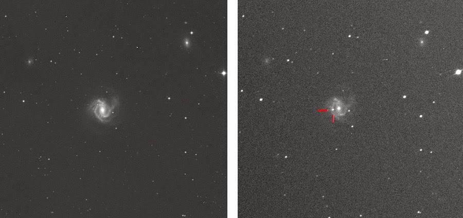 supernova galáxia m61