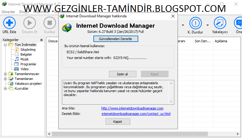 Internet Download Manager İndir - IDM - Dosya İndirme Yöneticisi - Tamindir internet manager patch indir gezginler