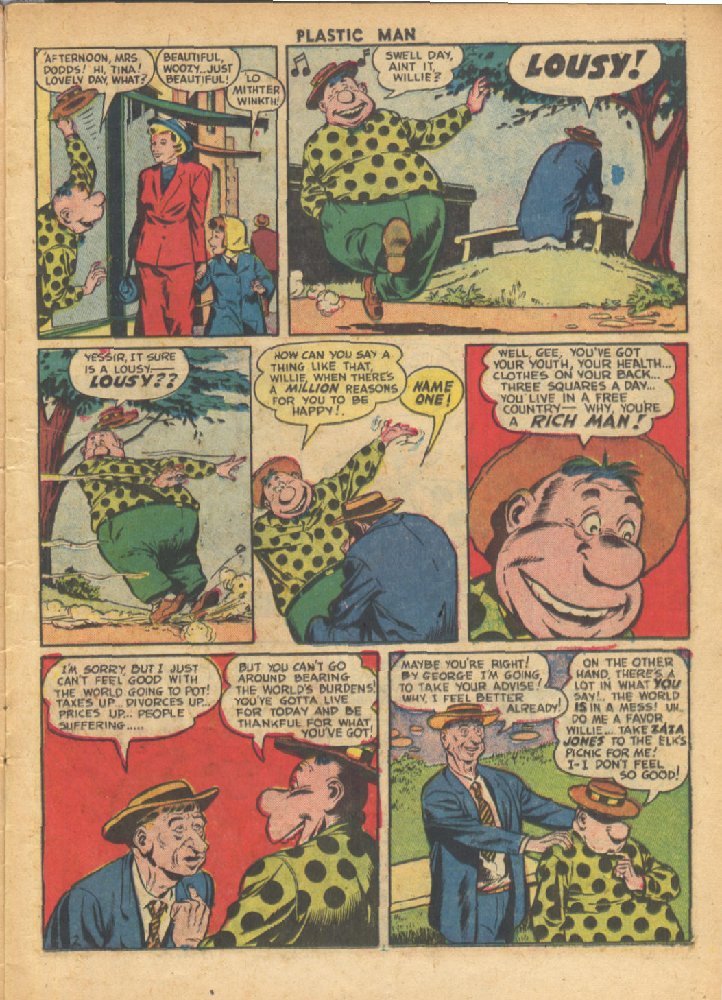 Read online Plastic Man (1943) comic -  Issue #38 - 15