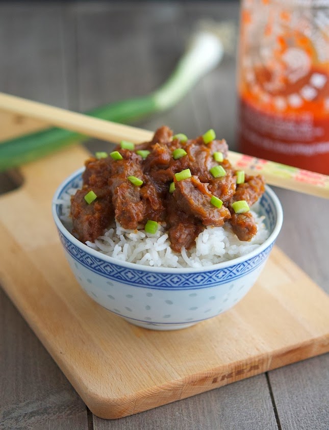 The Iron You: 15-Minute Beef with Thai Peanut Sauce