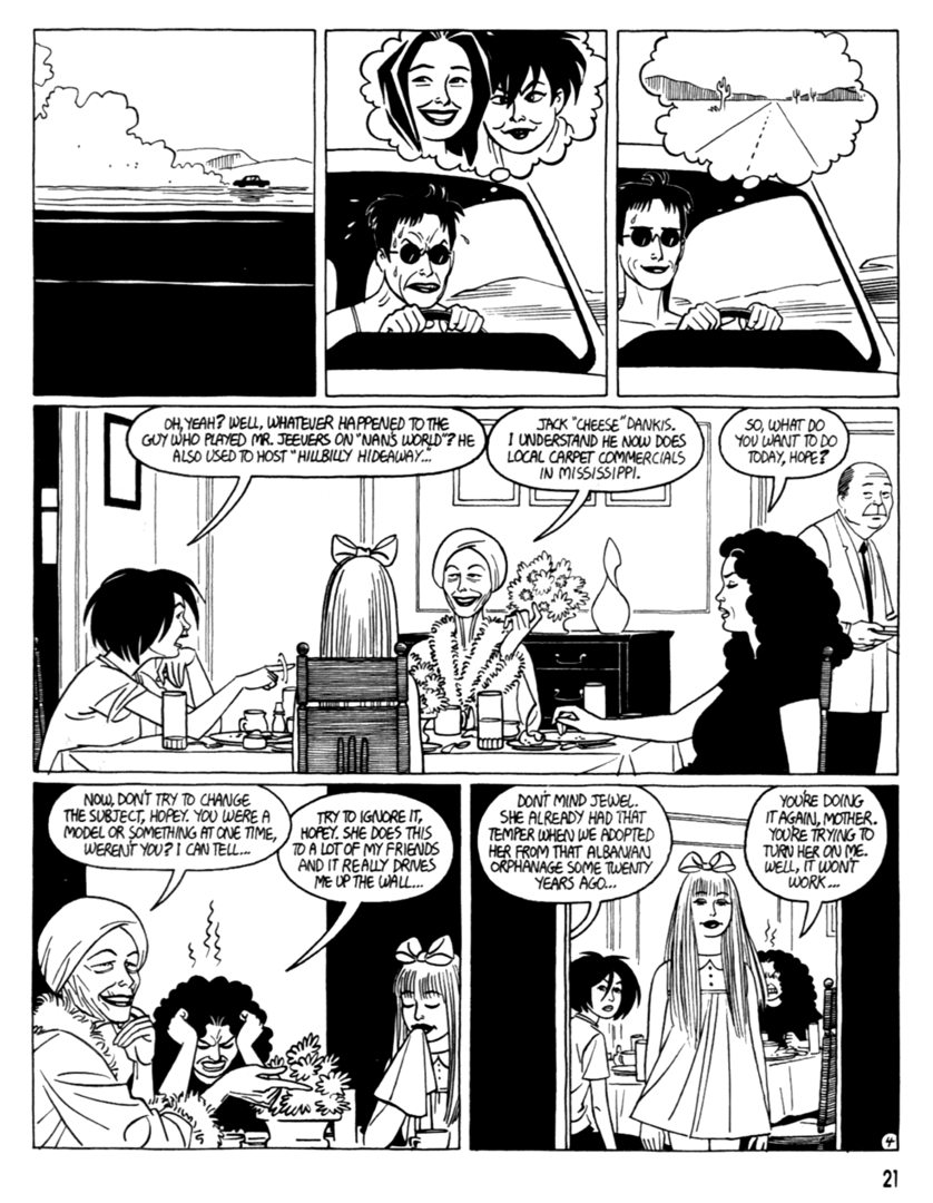 Read online Love and Rockets (1982) comic -  Issue #38 - 23
