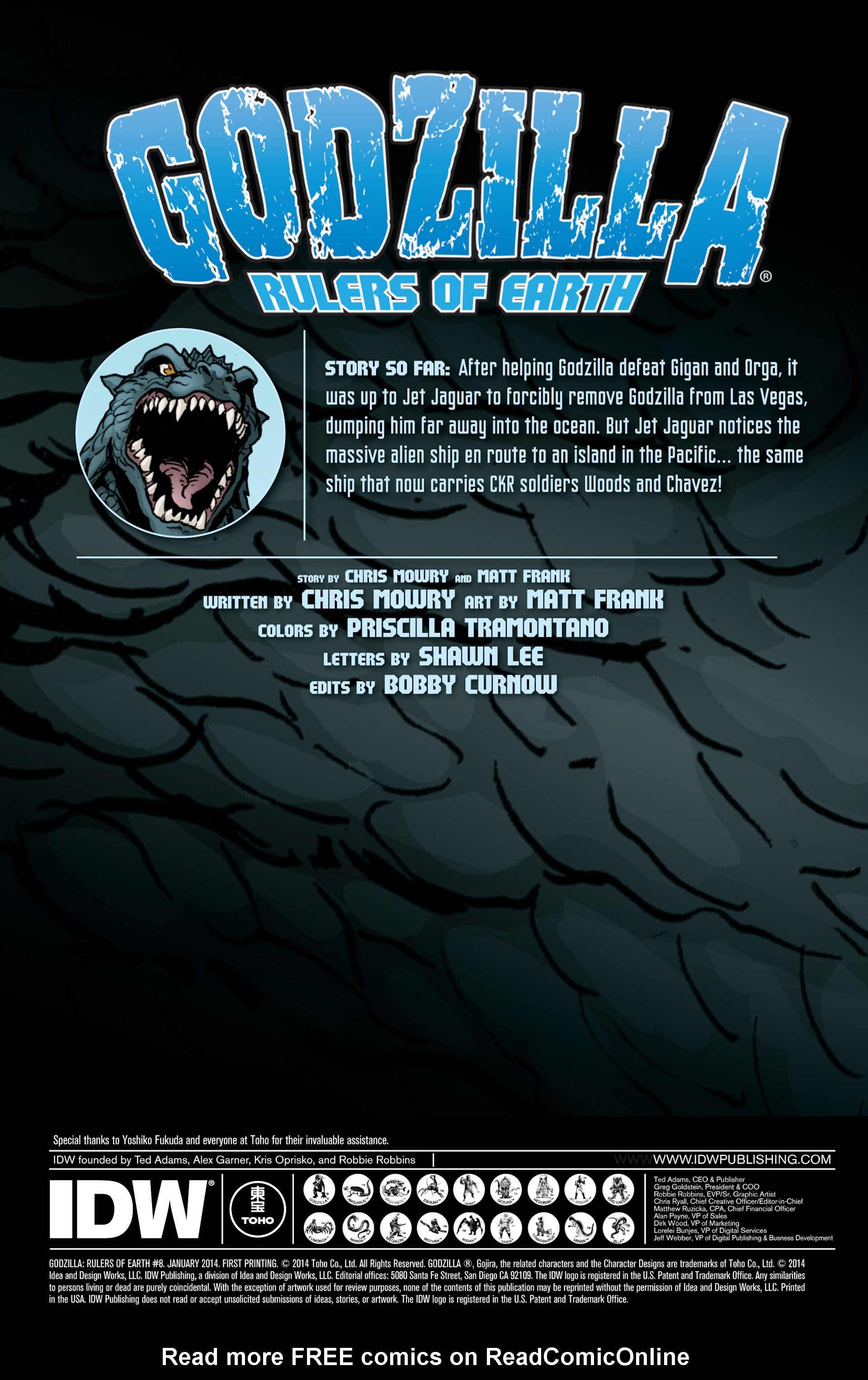 Read online Godzilla: Rulers of Earth comic -  Issue #8 - 2