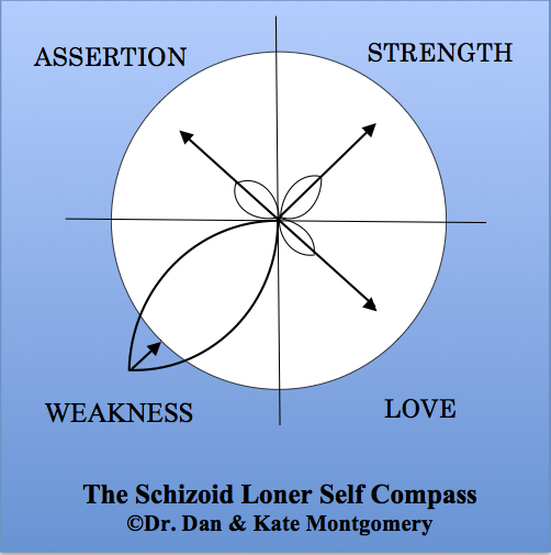The Self Compass Personality Model The Schizoid Loner Personality