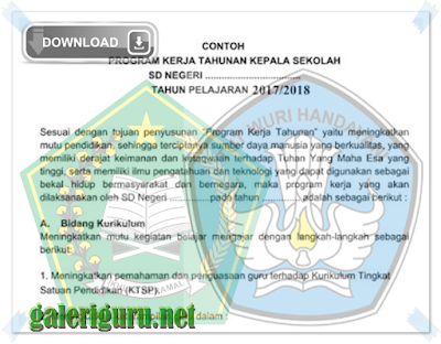 Program Kerja Kepala Sekolah Sd Program Kerja Kepala Sekolah Sd