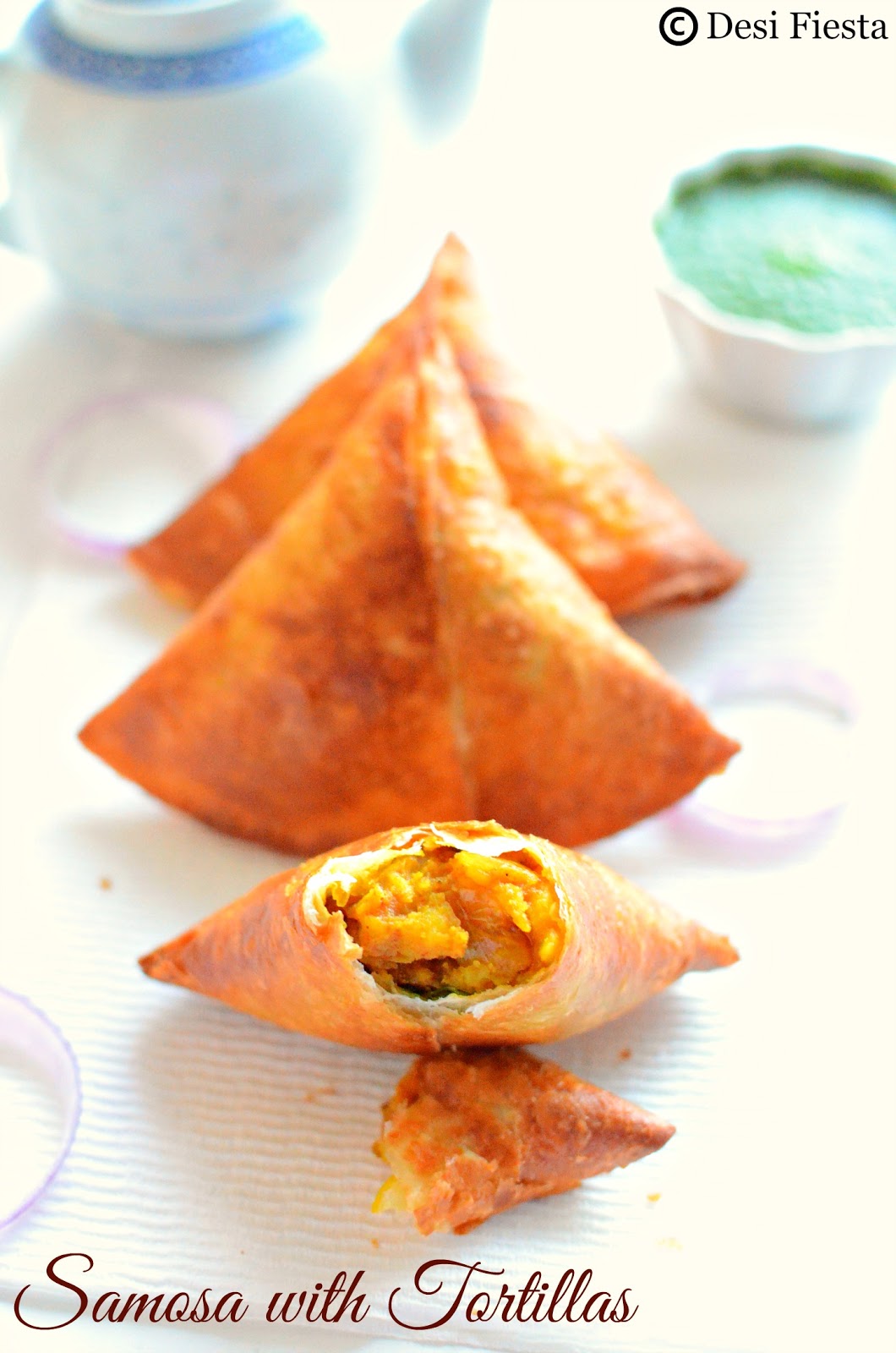 Desi Fiesta Samosa With Tortillas Instant Samosa How to make