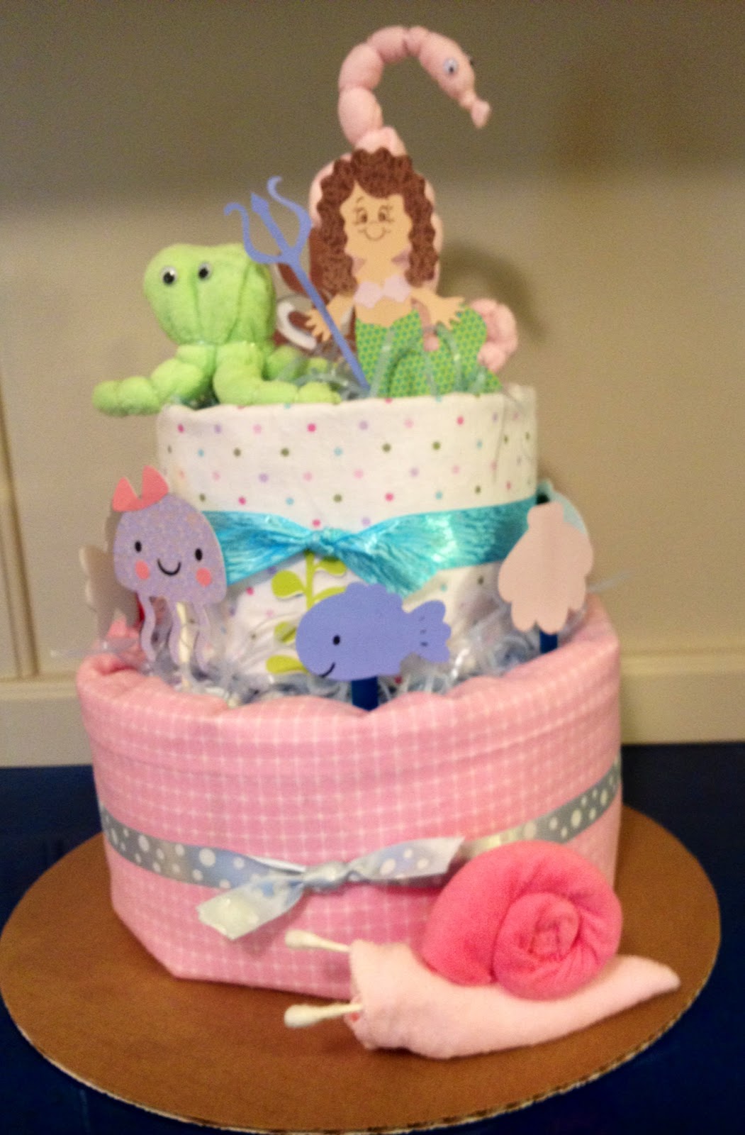  Marilyn's Diaper Castle Under the Sea Diaper Cake