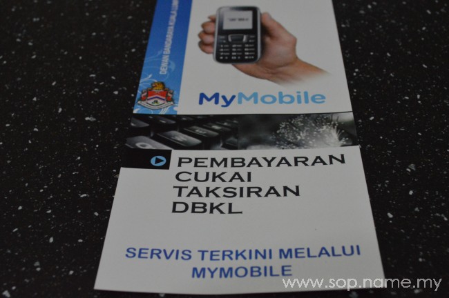 Pembayaran Cukai Taksiran DBKL dengan MyMobile