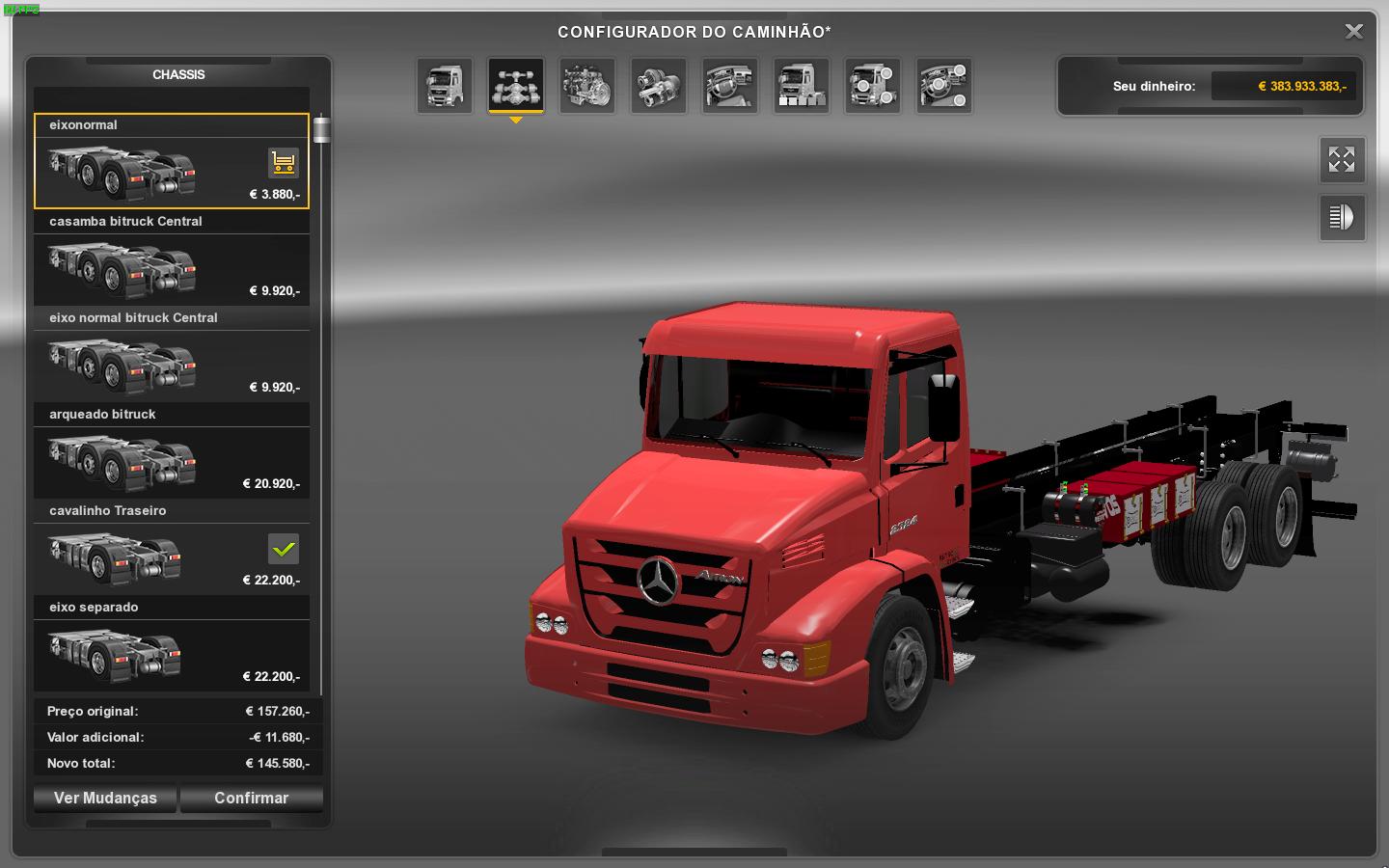 Mod Caminhões Rebaixados V1.2 Para V.1.24.X - ETS2 - Mod Simuladores