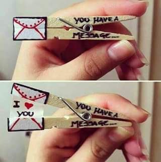 مزوق و مكتوب فيه i love you